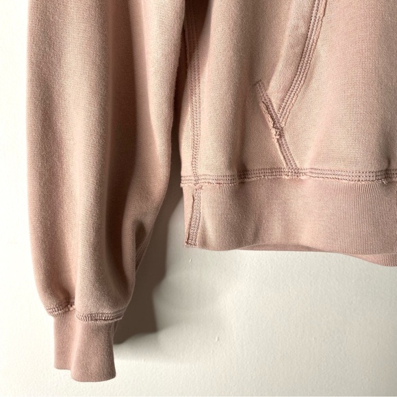 Abercrombie & Fitch Soft Pink Fleece Logo Hoodie - Picture 4 of 6